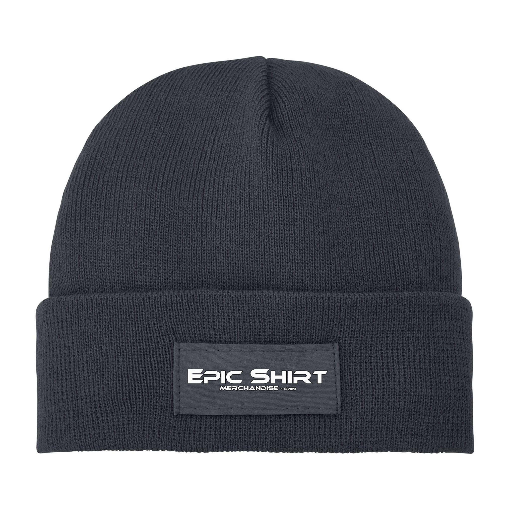 Beanie vinterlue - Epic Shirt (mørk grå)