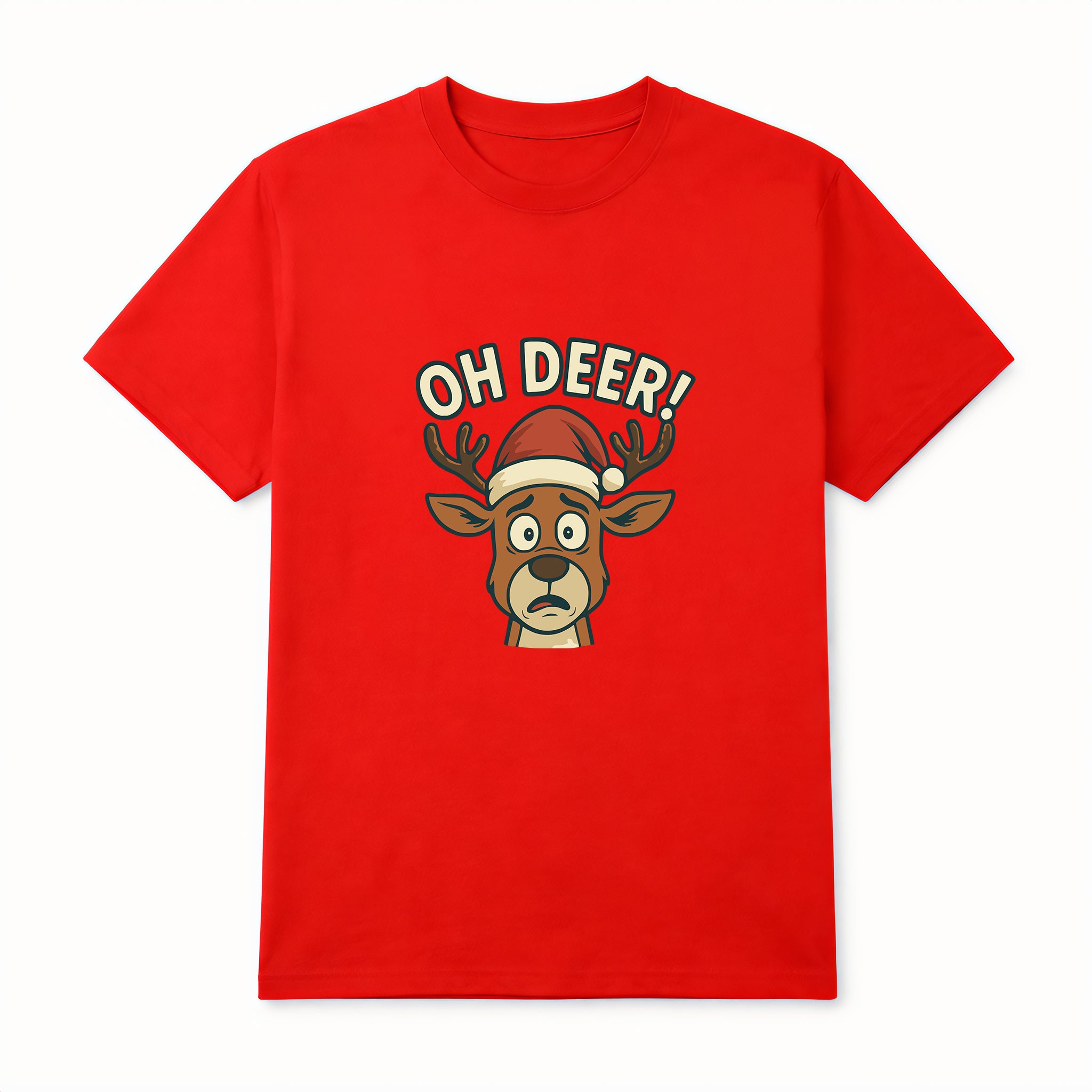 T-skjorte med Julemotiv - Oh Deer!