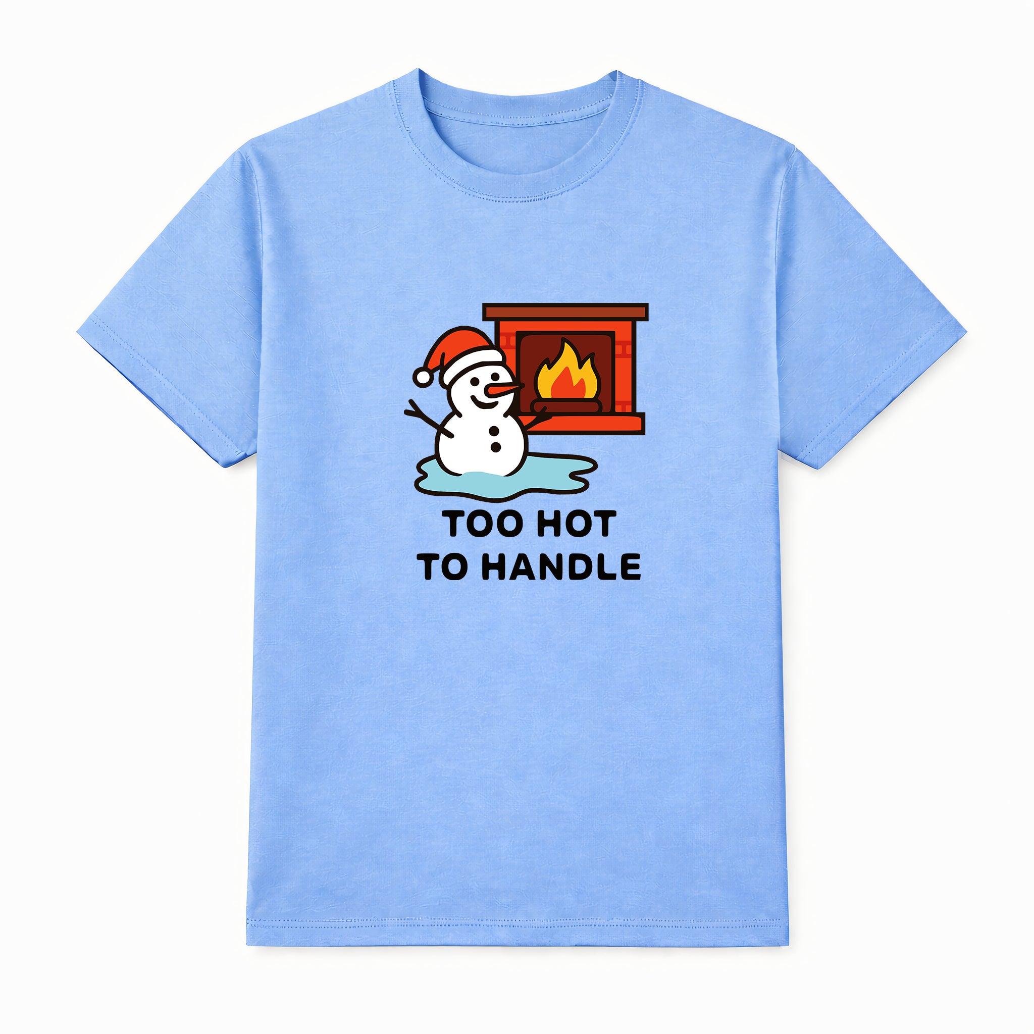 T-skjorte med Julemotiv - Too Hot To Handle