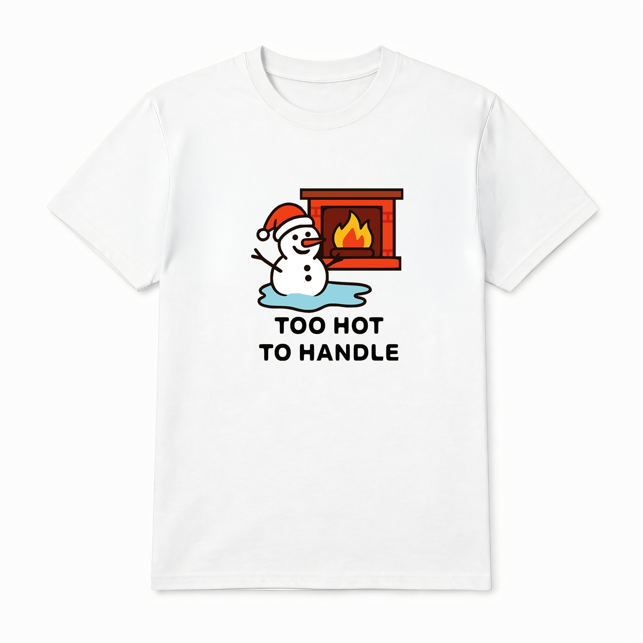 T-skjorte med Julemotiv - Too Hot To Handle