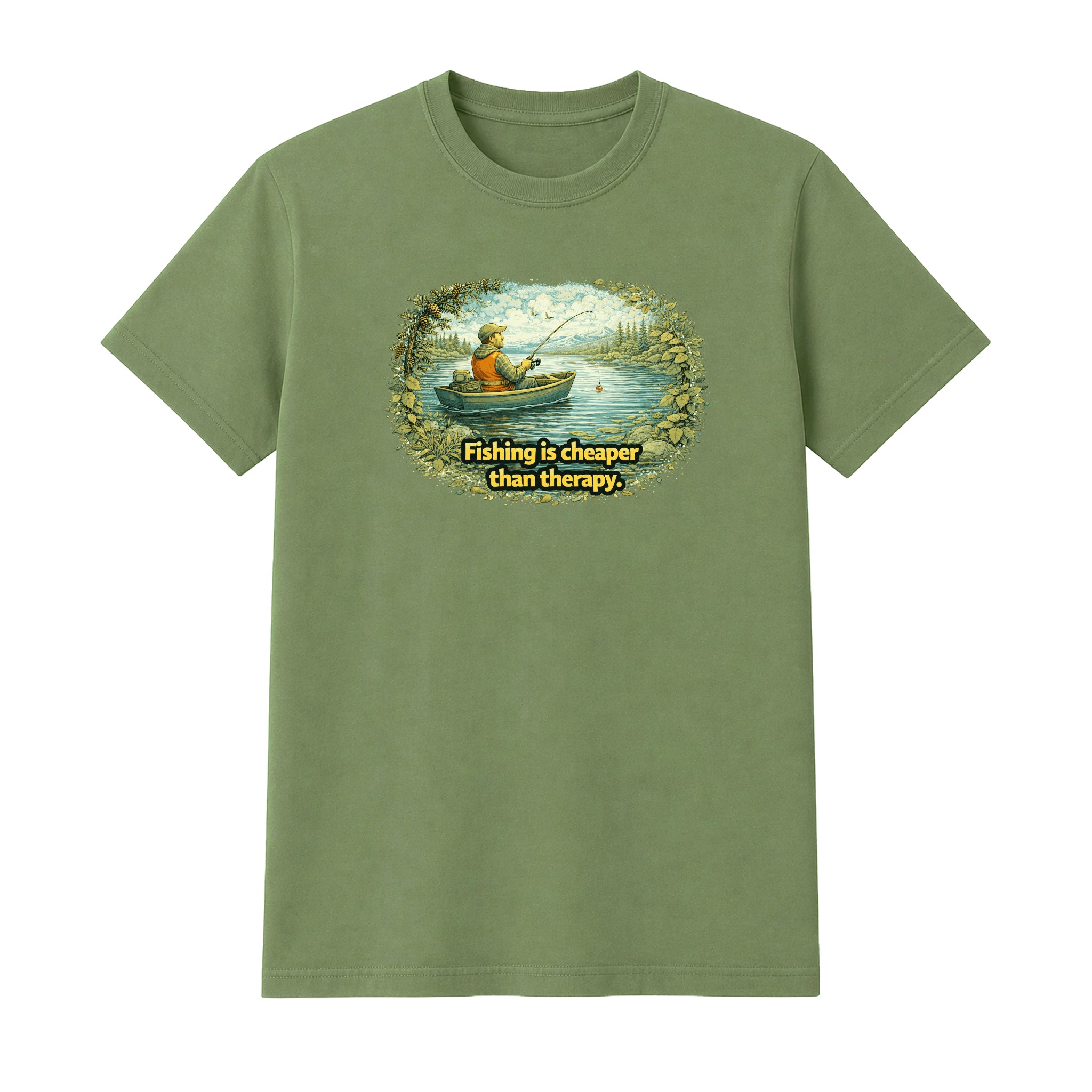 T-skjorte Friluftsliv – Fishing Is Cheaper