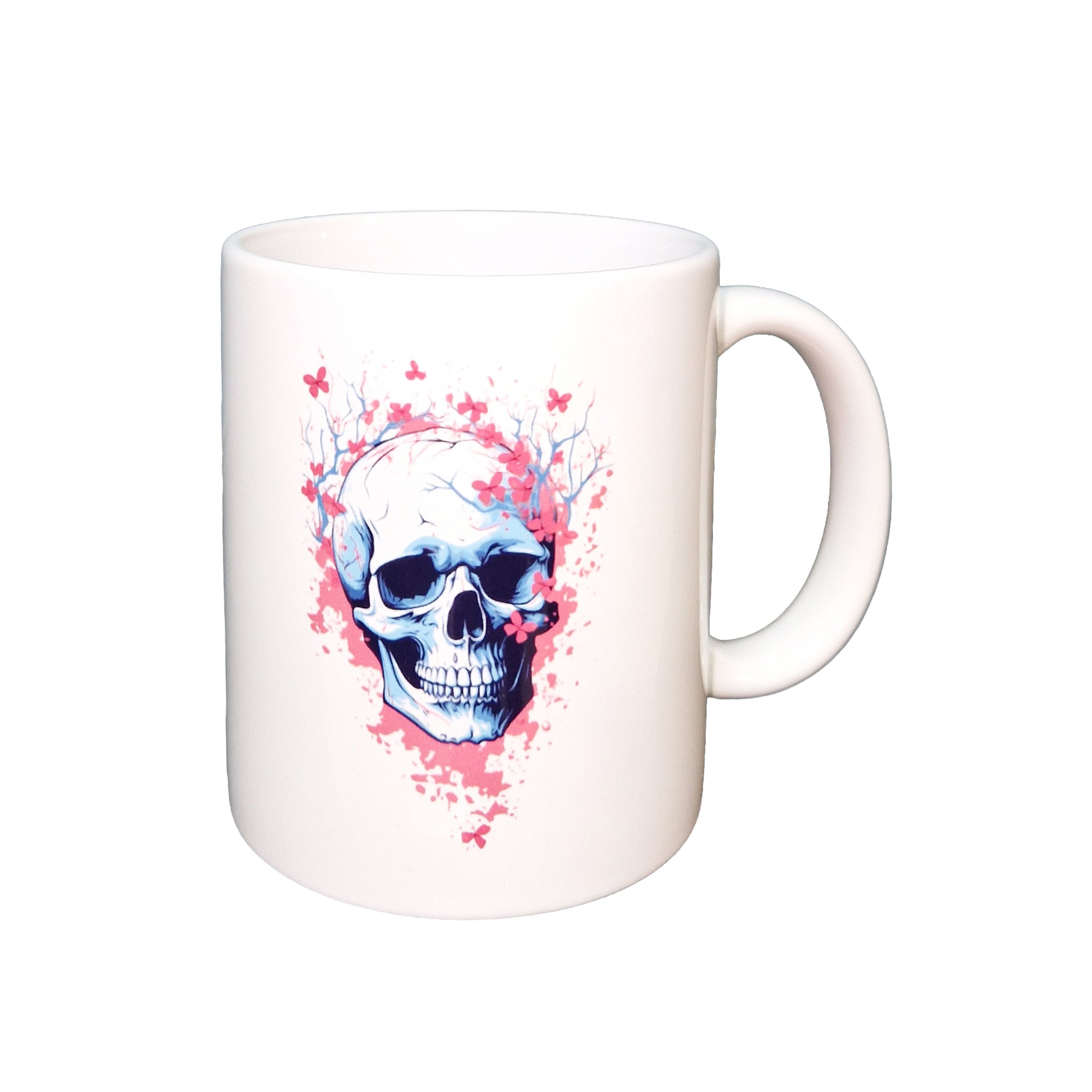 Skull Blossom – Keramisk Krus