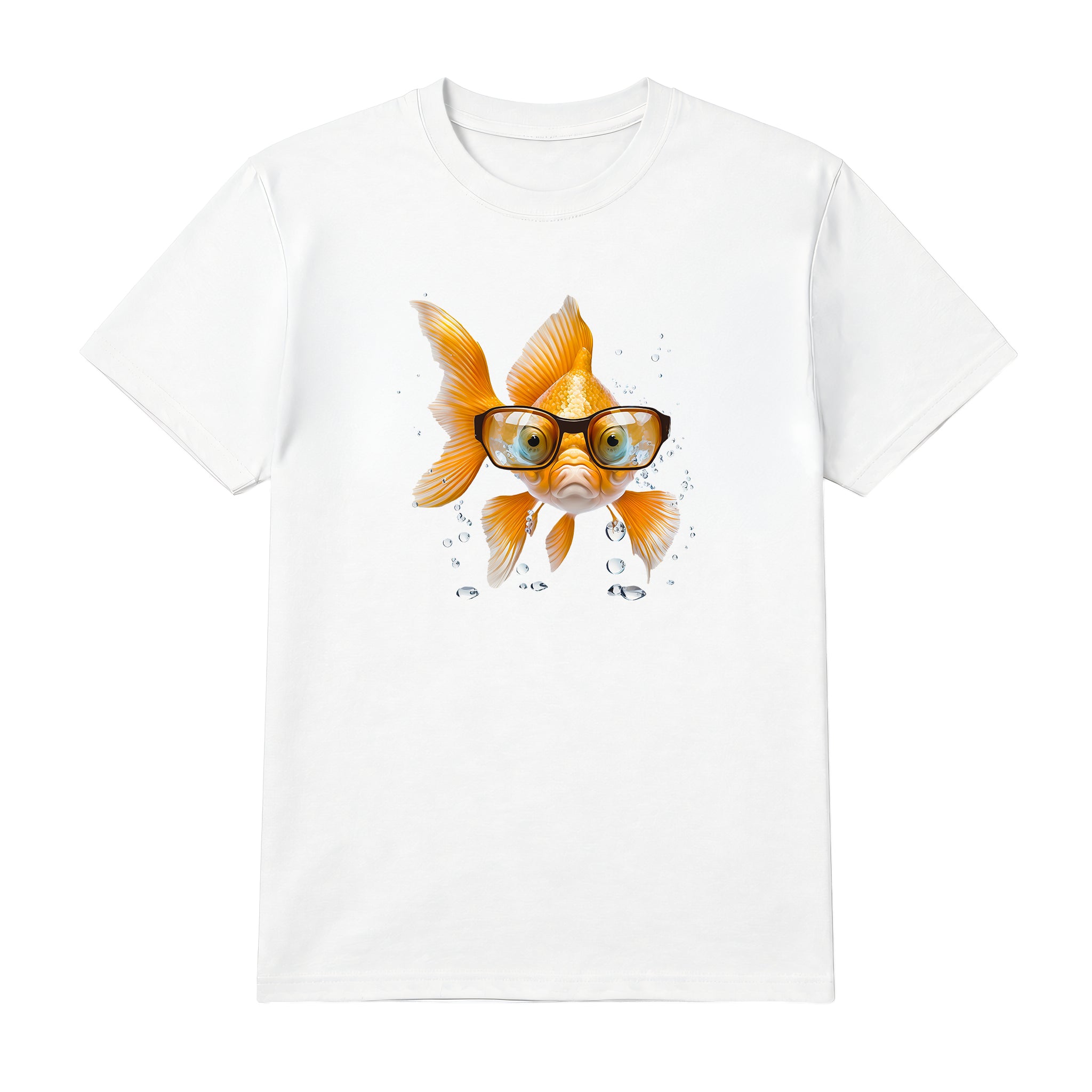 T-skjorte - Gullfisk med briller