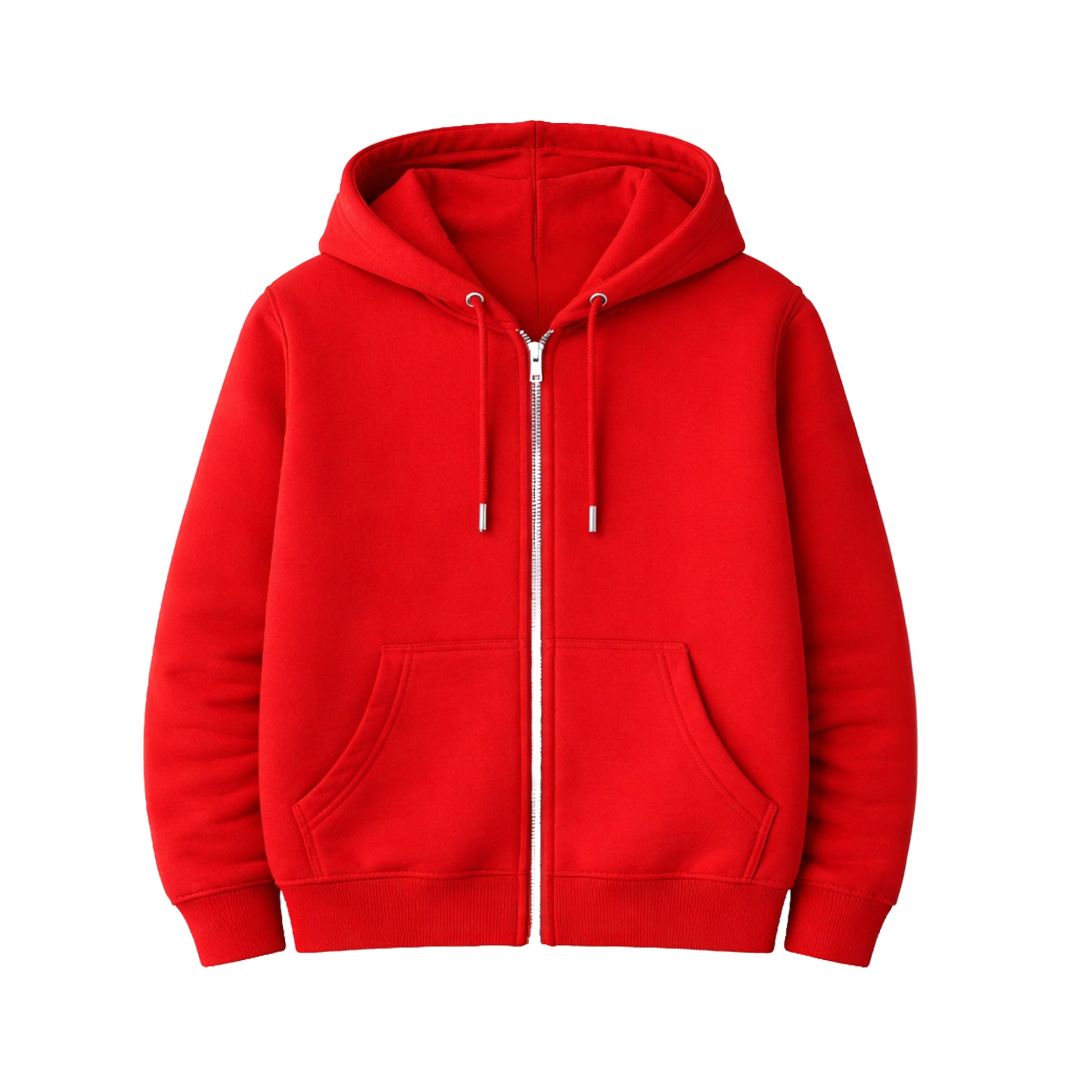 Zip Hoodie med Julemotiv - Sleigh All Day